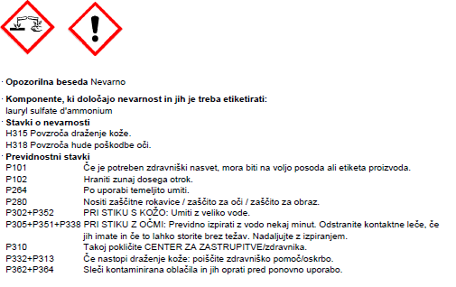 Varnostni list